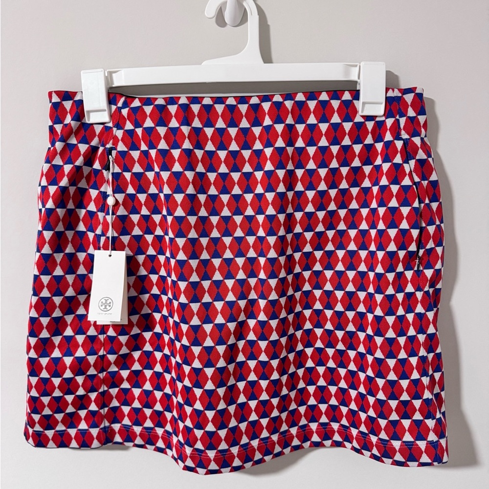 NWT Tory Burch PRINTED PERFORMANCE GOLF SKORT